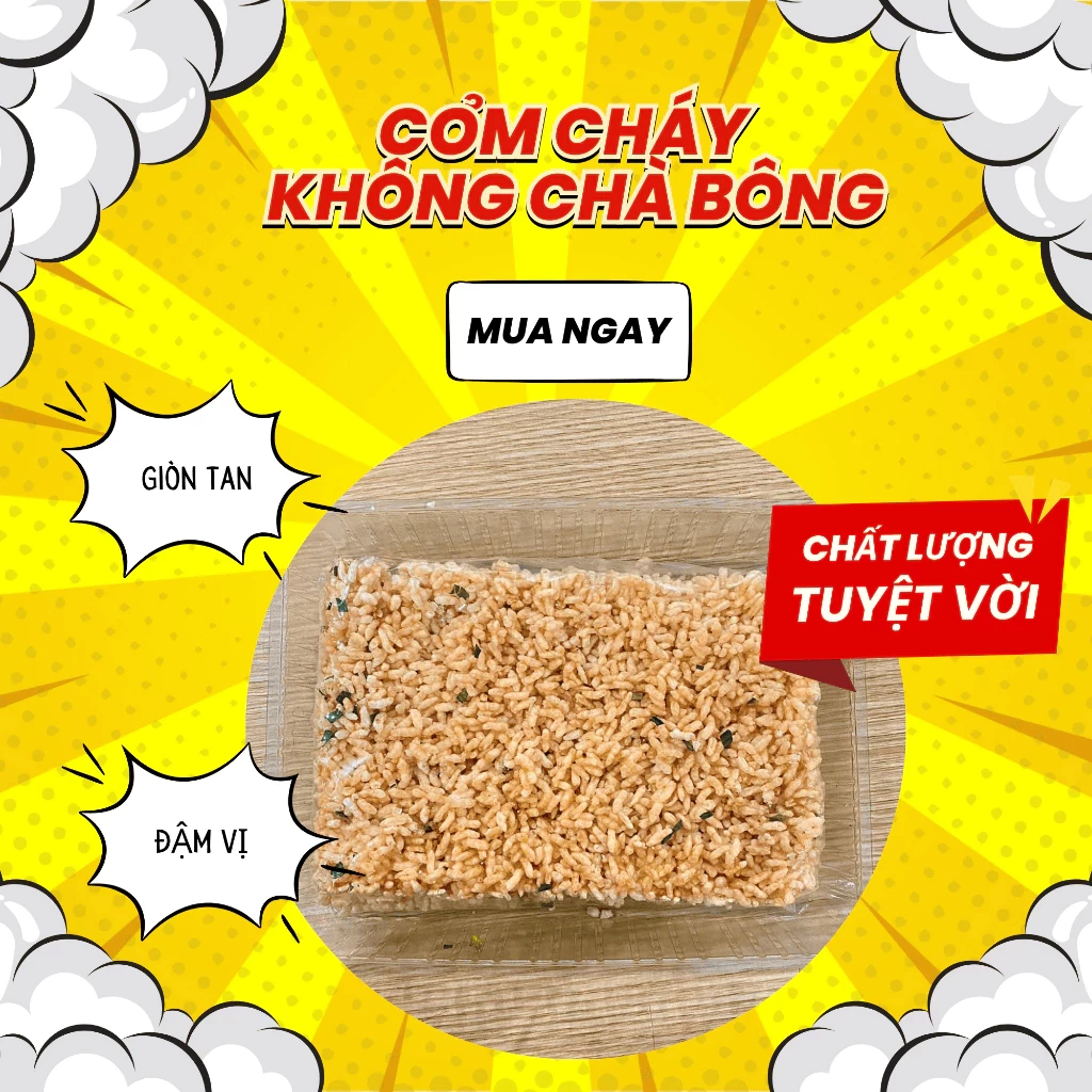 Cơm Cháy Không Chà Bông