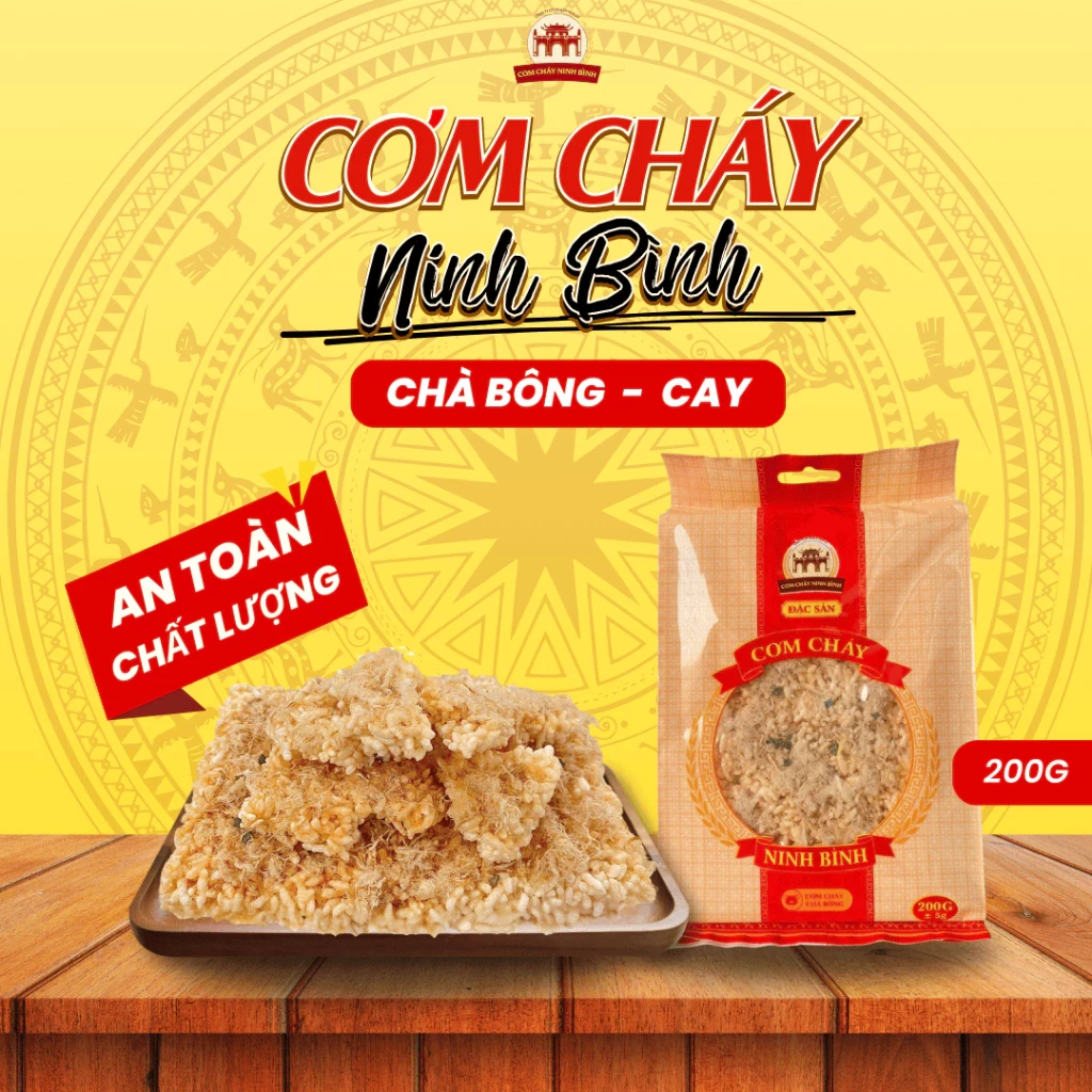 Cơm Cháy Chà Bông Cay