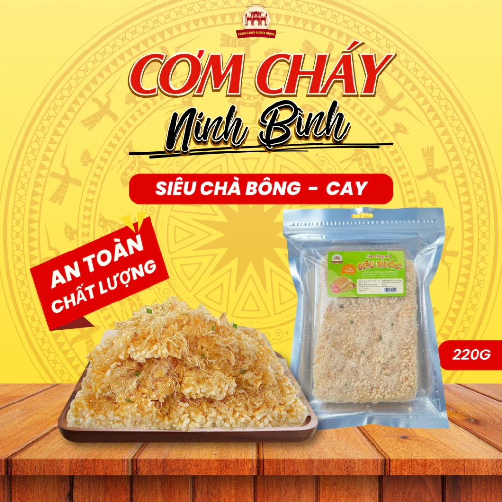 Cơm Cháy Siêu Chà Bông Vị Cay
