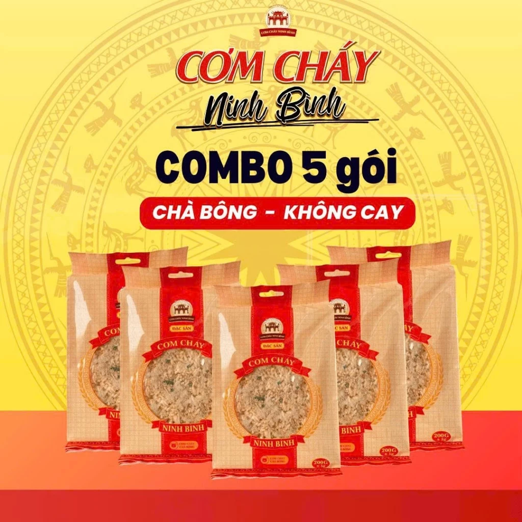 Combo 5 Gói Cơm Cháy Chà Bông